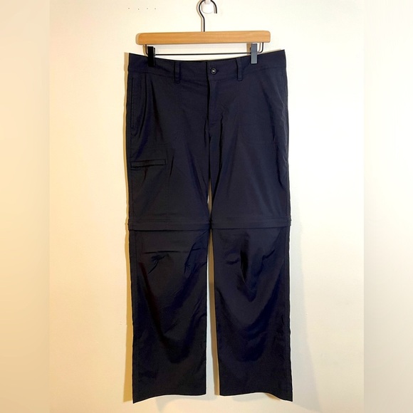 Gander Mountain Guide Series Convertible Nylon Pant Short Sz 10 Dark Blue Hiking - Picture 1 of 12